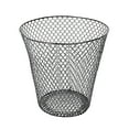 Wire Mesh Round Waste Lightweight Can Open Top Wastebasket Recycling