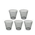 thumbnail image 1 of Wire Mesh Round Waste Lightweight Can Open Top Wastebasket Recycling Desk School Garbage Cans Home & Custom Storage Home Decor, 1 of 7