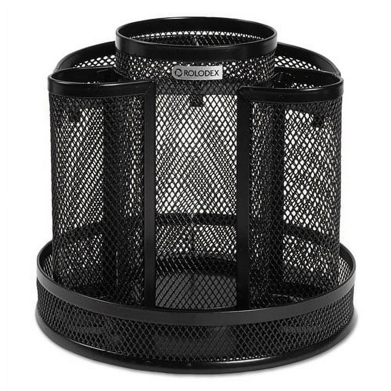 Wire Mesh Spinning Desk Sorter, 8 Compartments, Steel Mesh, 6.5 Wire Mesh Spinning Desk Sorter, 8 Compartments, Steel Mesh, 6.5