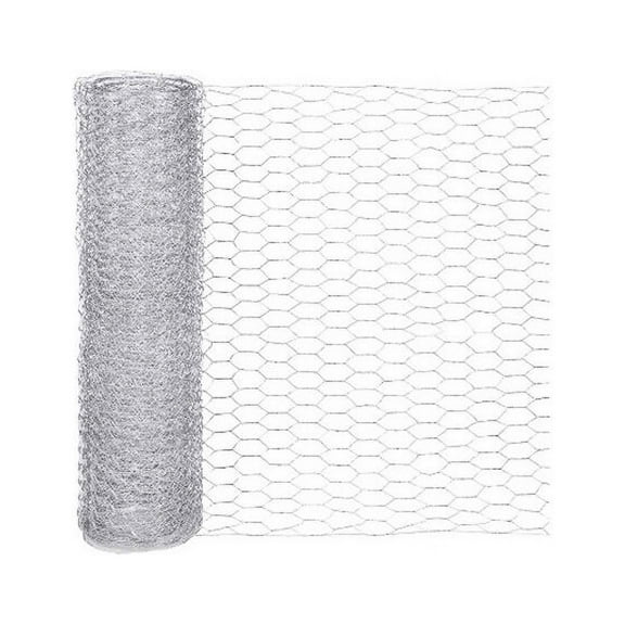 Wire Mesh Wire Mesh, Small Mesh Galvanized Wire Mesh, Hexagonal Galvanized Chicken Wire Mesh, for DIY and Home Decoration 0.1X3m Silver