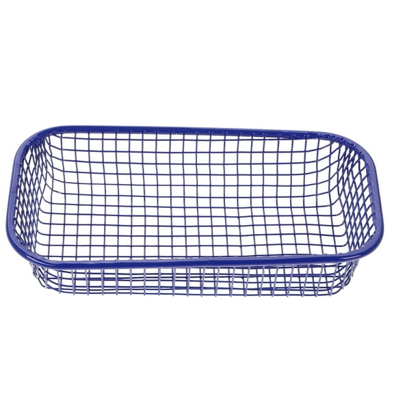 OUNONA Dark Metal Wire Basket for Multifunctional Storage, Organizer for Home, Office, Kitchen, and Closet