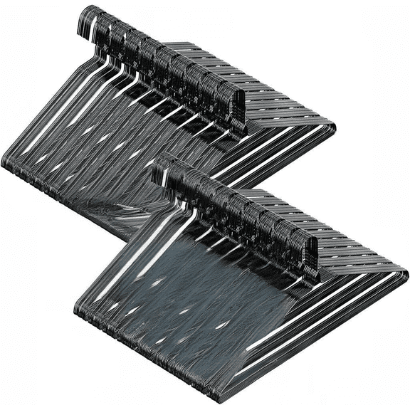 Wire Metal Clothes Hangers 250 Pack 16 Inch 12 Gauge Black