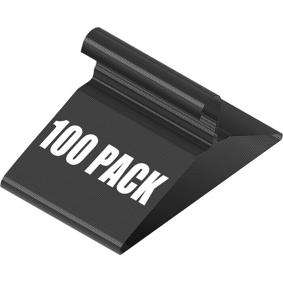 Wire Metal Hangers Bulk 100 Pack, Clothes Hangers Heavy Duty for Coats, Suits, Shirts, Pants, Skirts, Space Saving, Non Slip, Ultra Thin, 16 Inch, Black