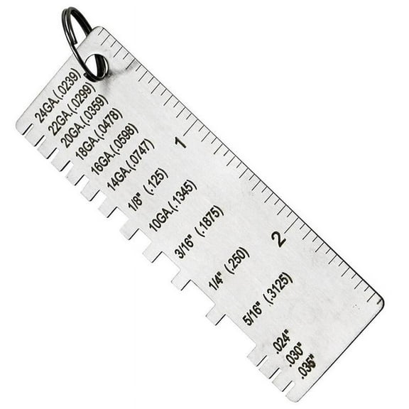 Wire/Metal Sheet Thickness Gauge Welding Gage Plated inspe; W7R1