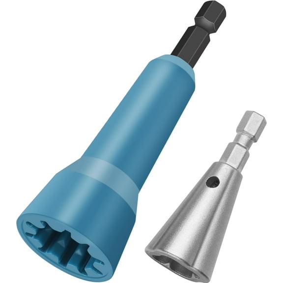 Wire Nut Twister,Wire Twisting Tool,Wire Nut Twiter for Drill,Spin Twist Wire Connector Socket,Wire Connector Driver with 1/4" Chuck,Wire Stripping and Twisting Tool for Cable Quick Stripping(2pcs)