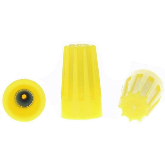 Wire-Nut Wire Connectors 74B - Yellow 100 per Bag, Standard Package is 3 Bags