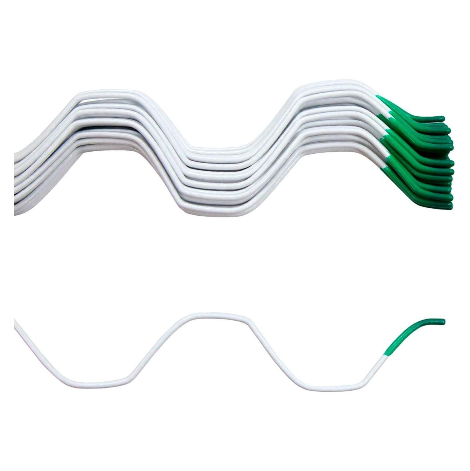 Wire Pack Sized 6' 6" Greenhouse Film PVC Coated Spring Lock for