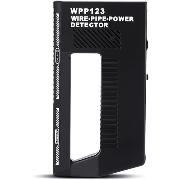 Wire Pipe Power Detector, Wall Scanner Metal Detector, High Sensitivity Adjustable Alert Pipe Power Multifunction Wall Stud Finder Scanner, Wire Pipe Metal Detector, AC Wire Wpp123 Plastic (1)