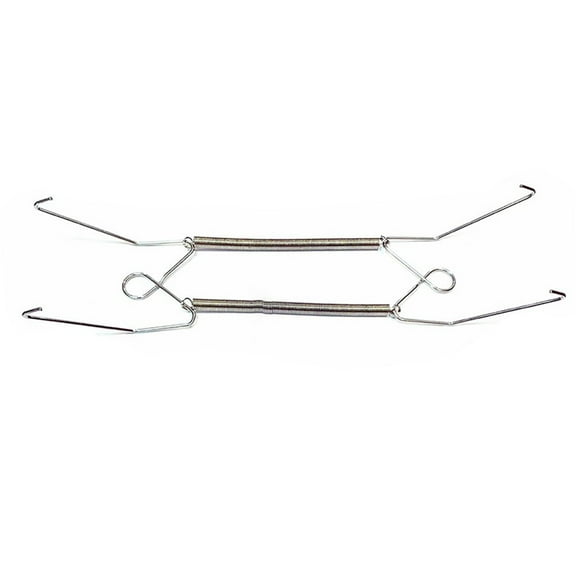 Wire Plate Holder Hanger Wall Display Hanging Art Deco Silver Adjustable Spring 10Inch