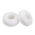 thumbnail image 1 of Wire Protector Oil Resistant Rubber Grommets 5mm Mounting Dia 100Pcs White, 1 of 4