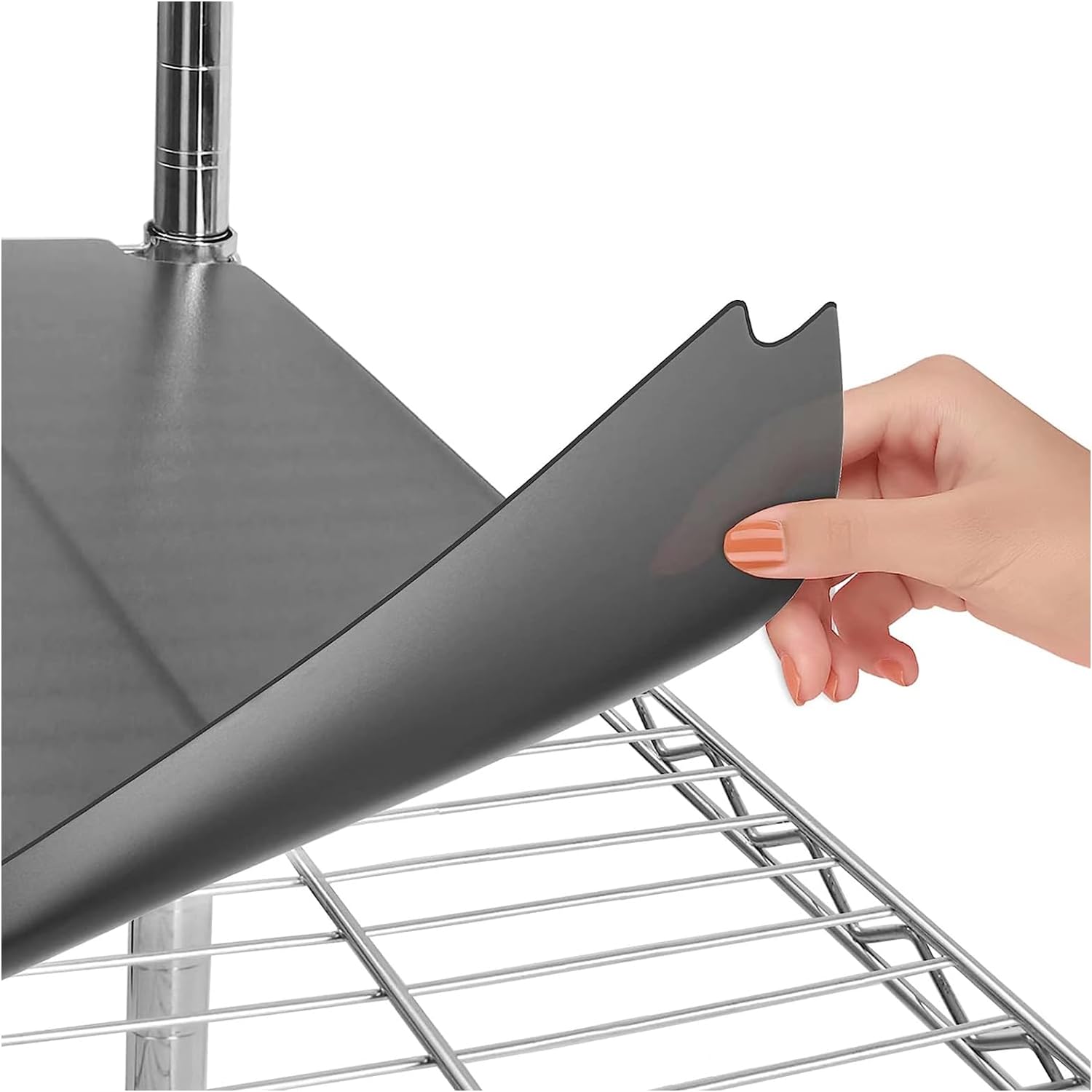 Wire Rack Pantry Shelf Liners Set of 414 x 36 Inch HeavyDuty Plastic Liner for Wire