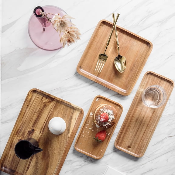Wire Racks, Wire Mesh Tray Food, Natural Acacia Wood Square Serving Tray With Raised Edge, Farmhouse Charcuterie Platter For Party Kitchen