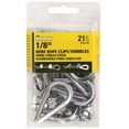thumbnail image 1 of Wire Rope Clips And Thimbles Set, 1/8 In., 1 of 1