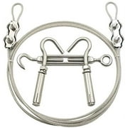 Wire Rope Outdoor Clothesline Wire Rope Cable Heavy Duty Stainless Steel Clothesline with Turnbuckle