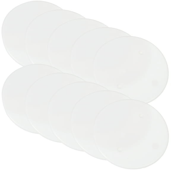 30 Pcs White Ceiling Blank-Up Covers, Outlet Wall Plates for Raised , Round or Electrical Boxes, Ceiling Fan Caps