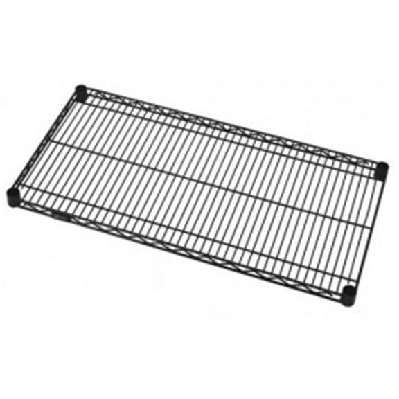 Wire Shelf, Black - 12 x 36 in.