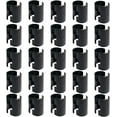 thumbnail image 1 of Wire Shelf Clips Shelving Sleeves WAFJAMF Shelf Lock Clips for 1" Post Shelving Sleeves Replacements for Wire Shelving System 50 Pack, 1 of 6