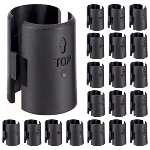 Wire Shelf Clips, Wire Shelving Shelf Lock Clips Replacements for 1" Post Metal Shelving Sleeves System40 Packs/20 Pairs