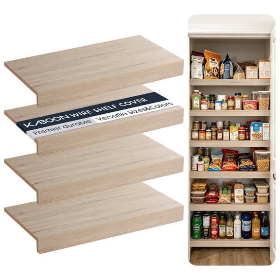 Wire Shelf Covers, Wire Rack Covers for Pantry, Closet (4pcs)