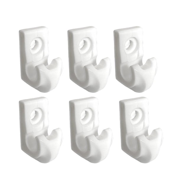 Wire Shelf Wall Clips 20 Pcs Closet Shelves Brackets Plastic Wall Mounting Clips