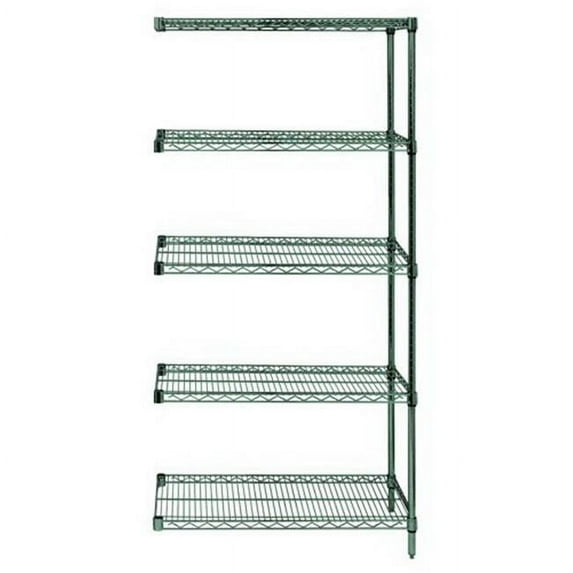 Wire Shelving 5-Shelf Add-On Units - Proform, 12 x 48 x 86 in.