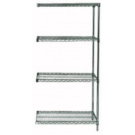 Wire Shelving Add On Unit With 4 Shelves Proform - 24 x 42 x 74 in.