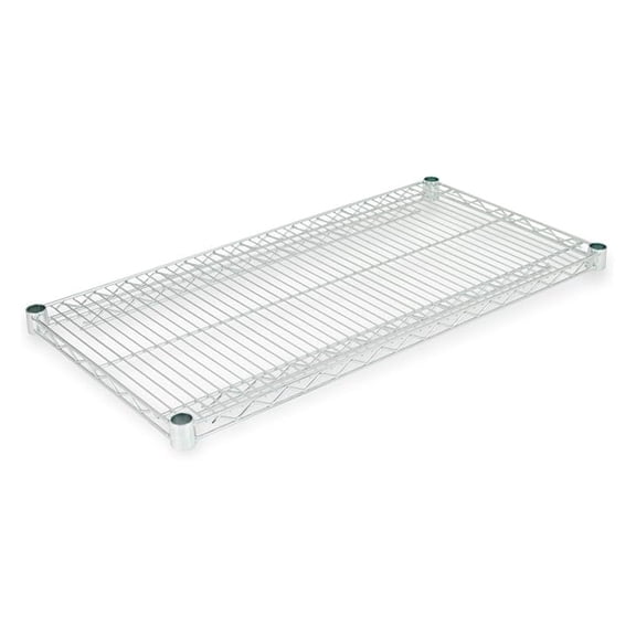 Wire Shelving Extra Shelves 36x18 Inch - Industrial Storage Racks - Silver 2-Pack - Heavy Duty Metal Shelves for Garage, Pantry, Kitchen Organization