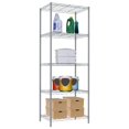 Wire Shelving Storage Unit (5 Tier, Grey)