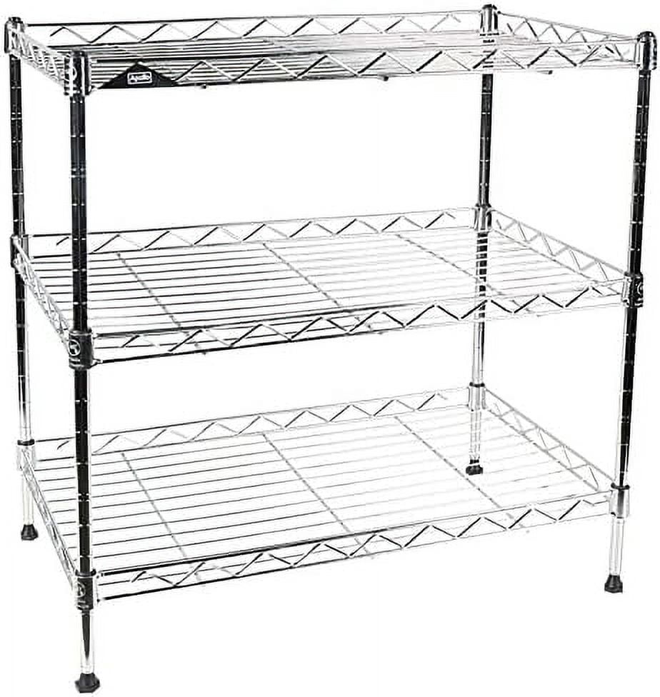 Wire Shelving Unit 20"X12"X20" With Shelf Liner