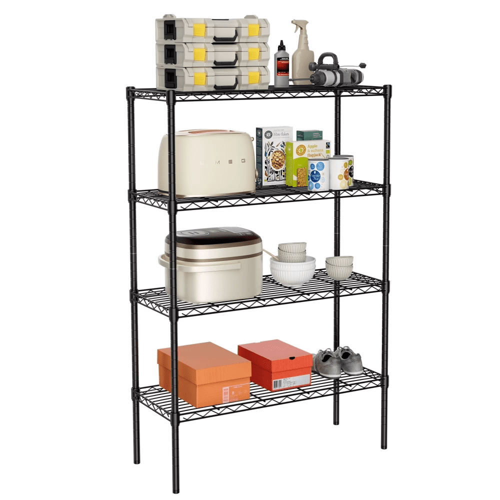 Apparel Wire Racks Wire Shelving Unit 4-Tier 48