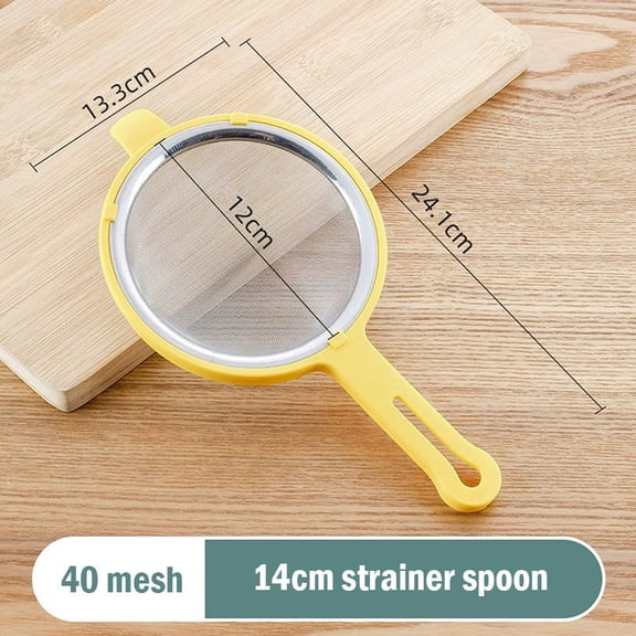 Wire Sieve Fine Mesh Oil Strainer Flour Sifter Sieve Colanders Kitchen Tools