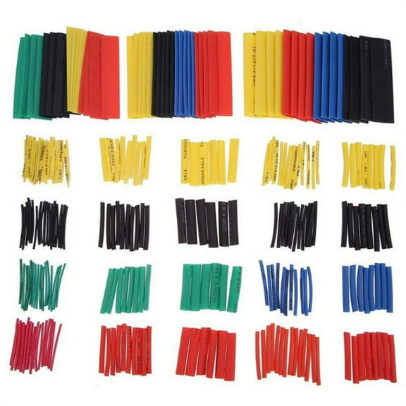 Wire Sleeving! Fdelink 164Pcs Colorful Heat Shrink Tubing, 164Pcs Heat Shrink Sleeve Shrinkable Wire Tubing Wrap Heatshrink Tools & Home Improvement