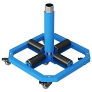 Reykilor Wire Spool Rack w/ Lockable Wheels, Portable Cable Caddy, Cable Reel Turntable, Holds Cable Reels up to 36 Diameter, 1000 lb Capacity, Steel
