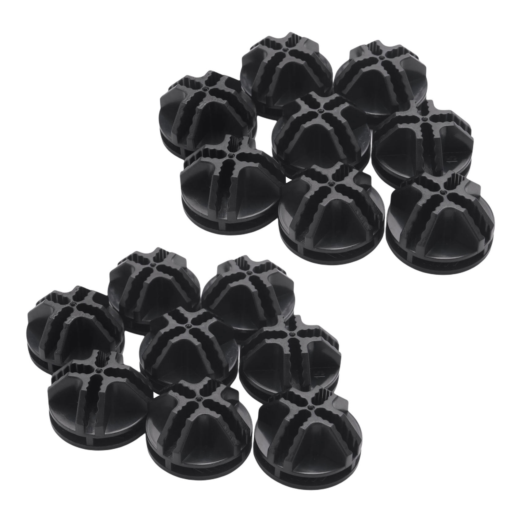 Wire Square Plastic Connectors for Modular Organizer Closet and Wire