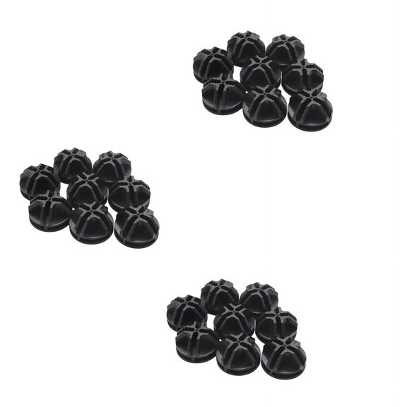 Wire Square Plastic Connectors for Modular Organizer Closet and Wire Grid Square Storage Shelving Unit, Set of 24(Black)