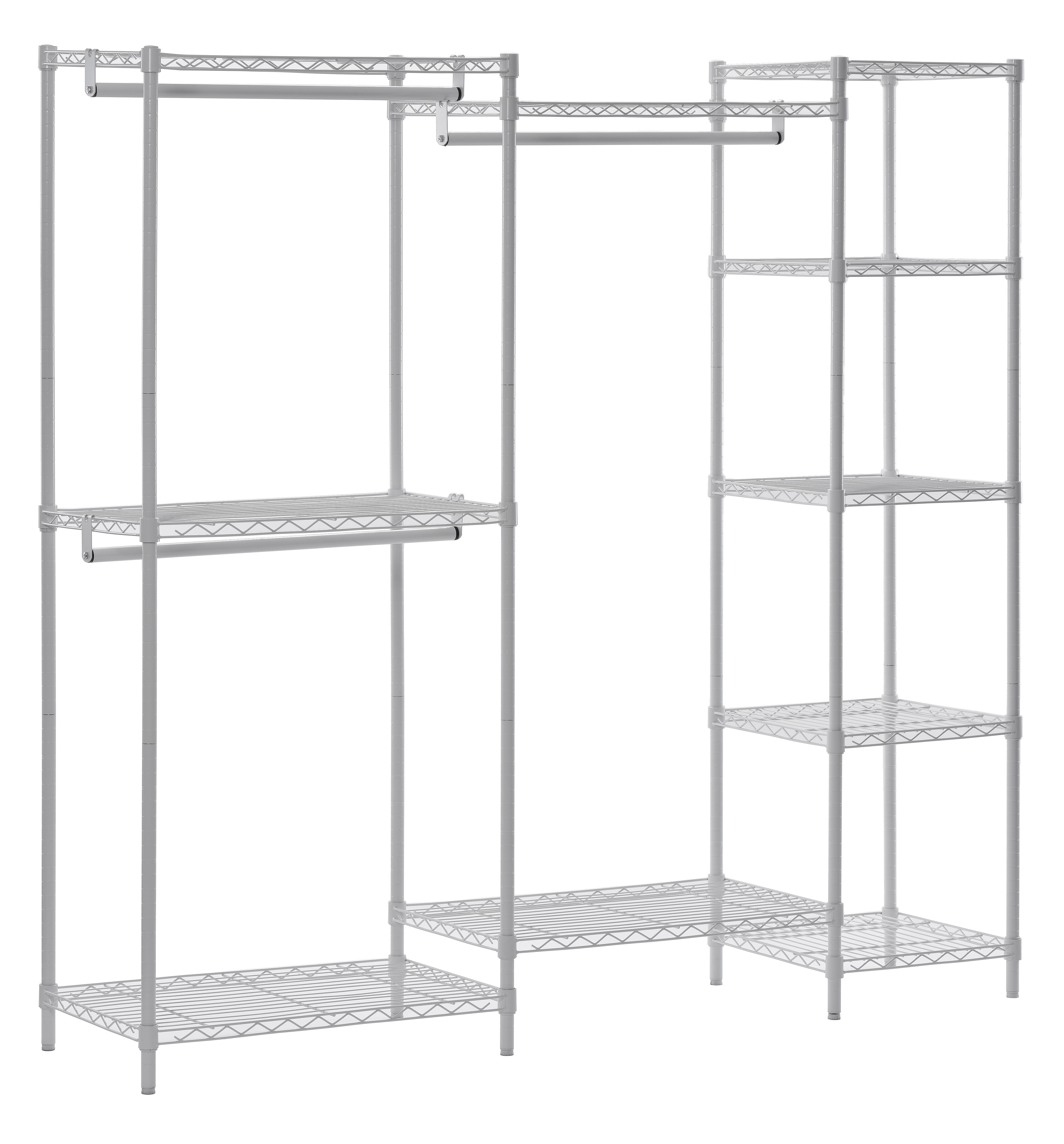Wire Steel Closet System Organizer White