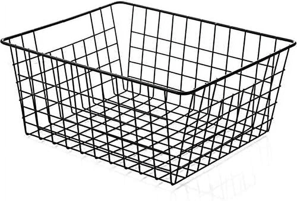 Wire Storage Baskets for Organizing ,Pantry Organization Bins for