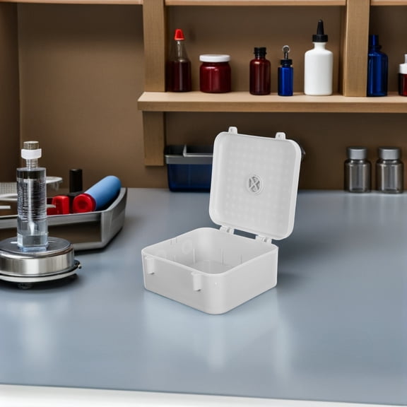 Alasum Cable Storage Case White Plastic for Cctv and Power Cord Management