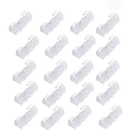 Wire Storage Clips Buckle Securing Self-Adhesive Cable Clamp Data Line Finishing Wire Organizer Holder for Car, Office and Home (20, White)