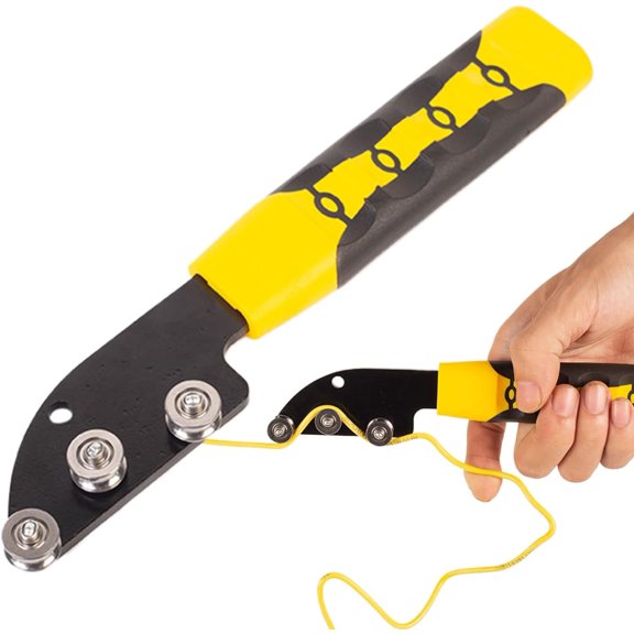 Wire Straightener Tool, Manual Box Adapter, Electrical Terminal Paralleling Support with Durable Fine Tuning Design, Crafting Accessories for Crimping Piercing Looper Electrician Daily Utility