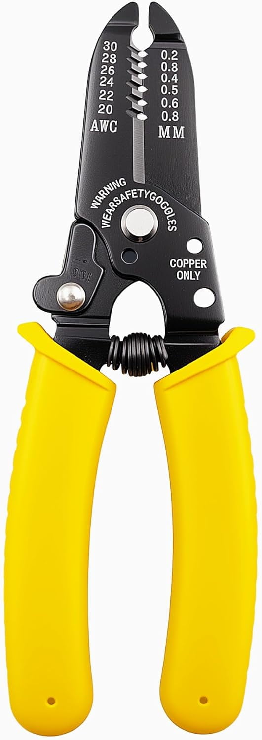 Wire Stripper Cutter Wire Stripping Tool for 20-30 AWG Solid and Stranded Wires
