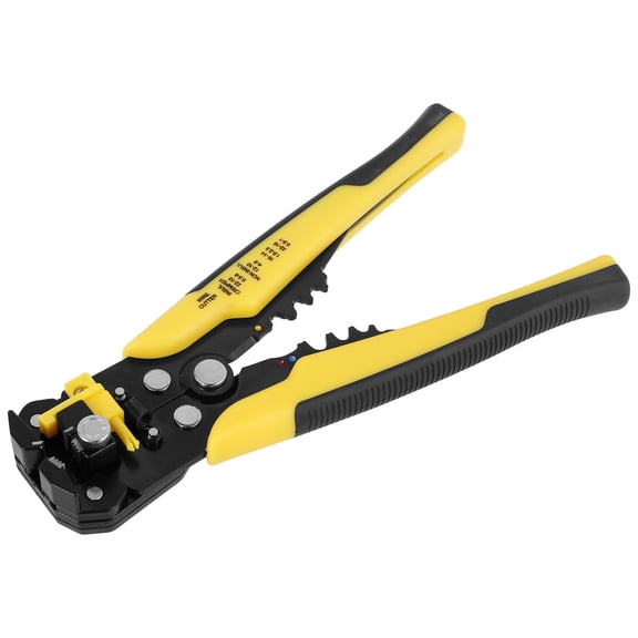 Wire Stripper Plier 24-10AWG Adjustable Cable Stripping Cutter Multifunctional Electrical Wire Stripping Tool Automatic Wire Cutting Crimping Plier for Wire Cable