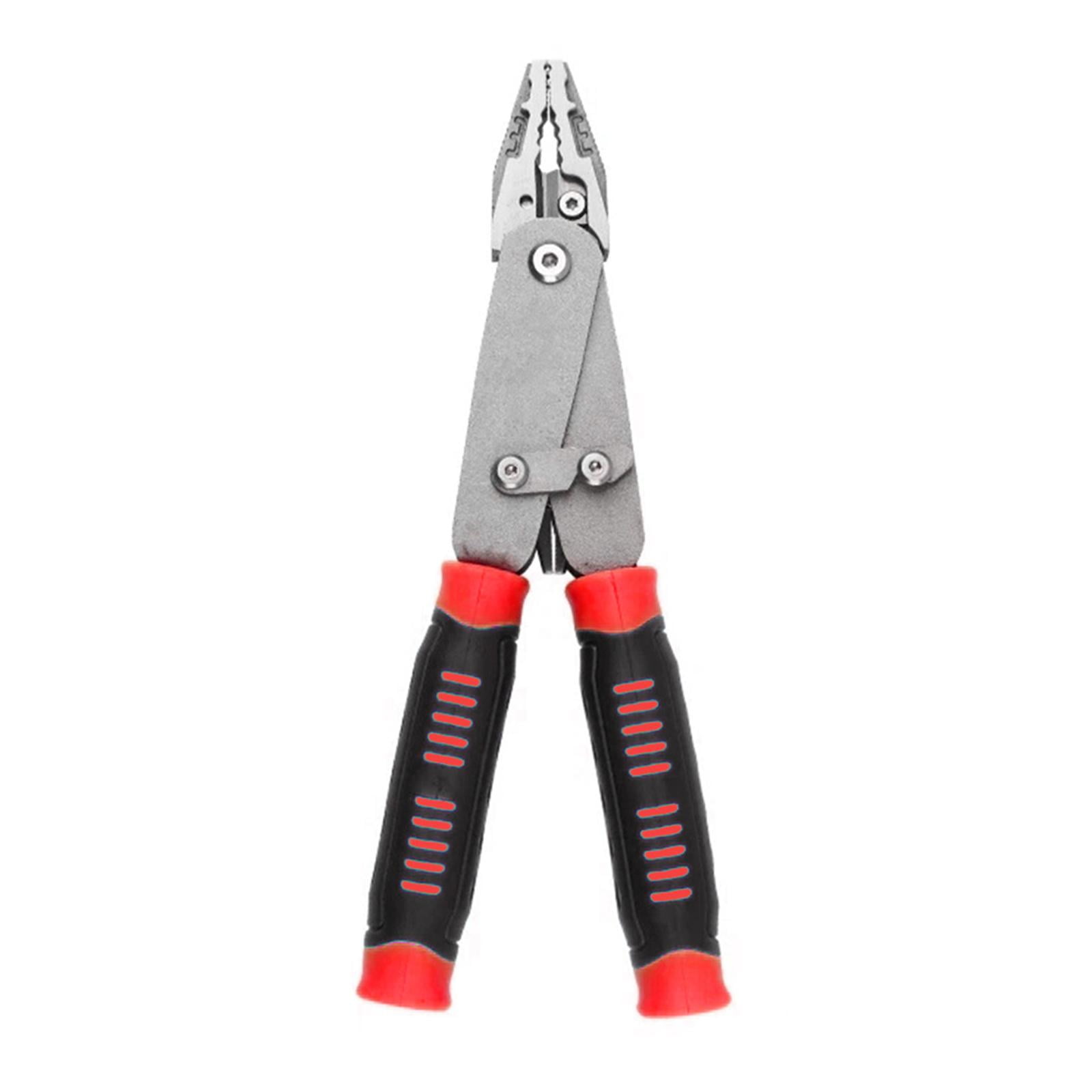 Wire Stripper Plier Tool Ergonomic Handle Design for Professional Electricians and Home Improvement