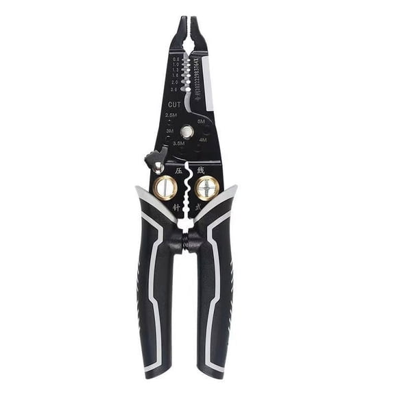 Wire Stripper Tool - 9-In-1 Wire Cutter, Stripper, Crimper, Cable Tool with Stripping Functions - Wiring Tool
