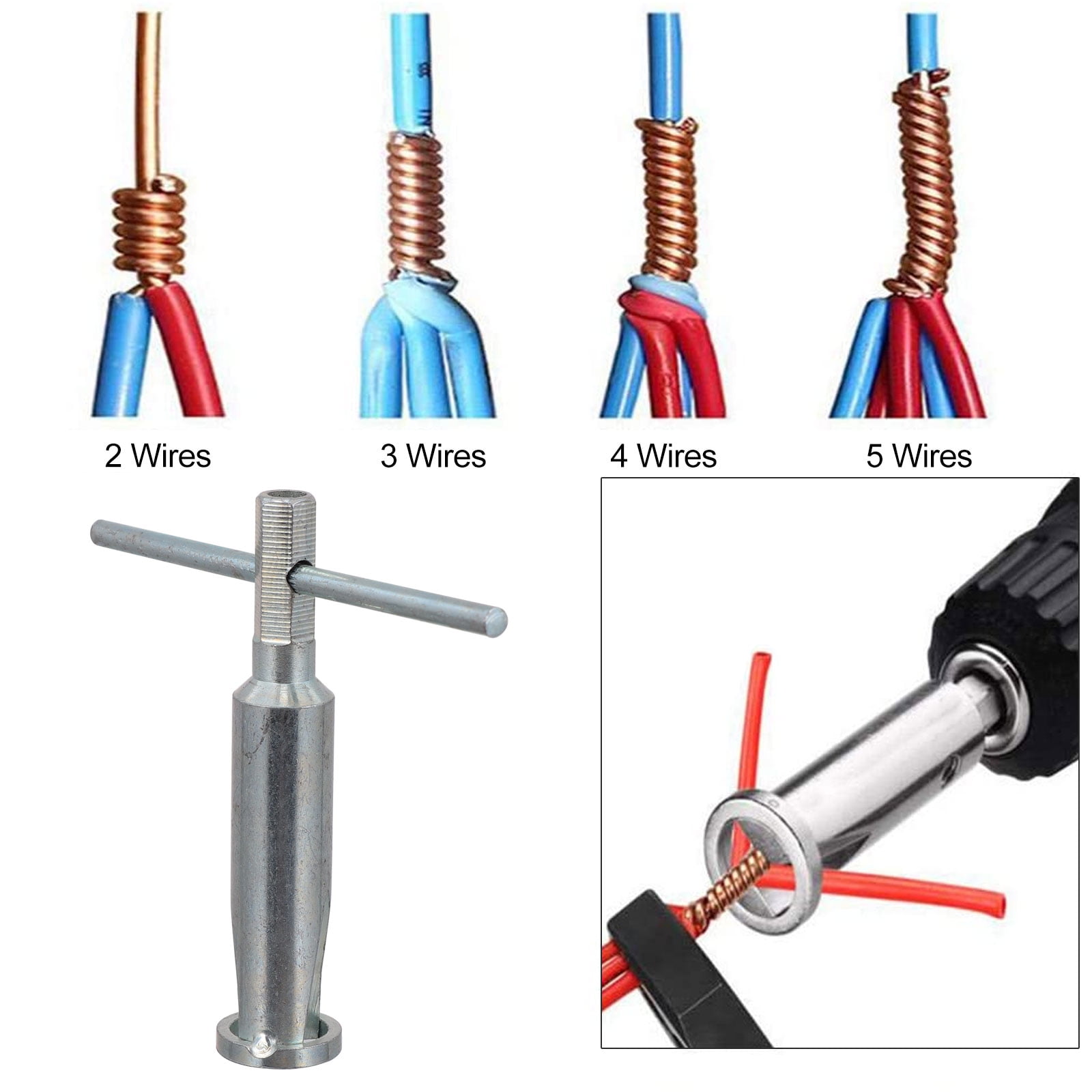 Wire Stripper Wire Twisting Tool Quick Stripper Line Cable Peeling