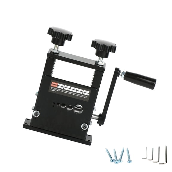 Wire Stripper with Manual Hand Crank and Electric Drill for Various Cable