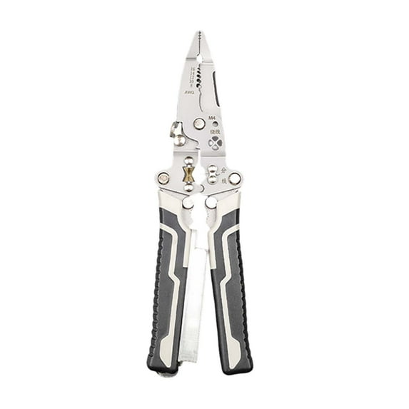 Wire Strippers Twister with Electricity Measurement Function 8in1 Wire Stripping Pliers for Cutting and Pulling Wires Cable Scissors for Scraping and Pressing Wires wrapping tools with Voltage Test