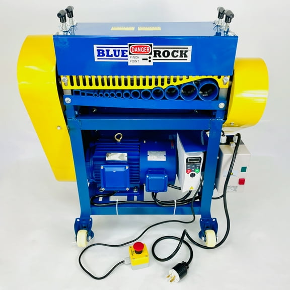 Wire Stripping Machine 945-VS 220v 3hp Variable Speed Multi-Channel Copper/Aluminum Wire Stripper by BLUEROCK Tools