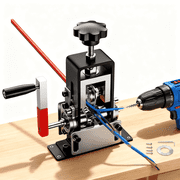 Drill Powered Wire Stripping Machine, Manual Hand Crank Cable Peeler for 0.06"-1" Scrap Copper Recycling