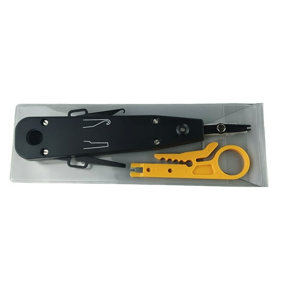 Wire Stripping Stripper RJ11 RJ45 Telecoms Phone Wire Cable Punch Down Networking Tool Kit Crimping Tool Ergonomic Handle
